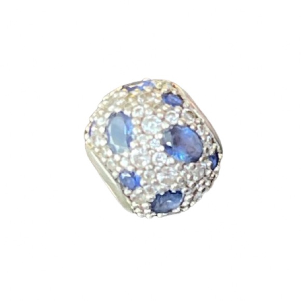 925‎ Silver blue and clear charm Michael Hill Emma & Roe (Pandora compatible)